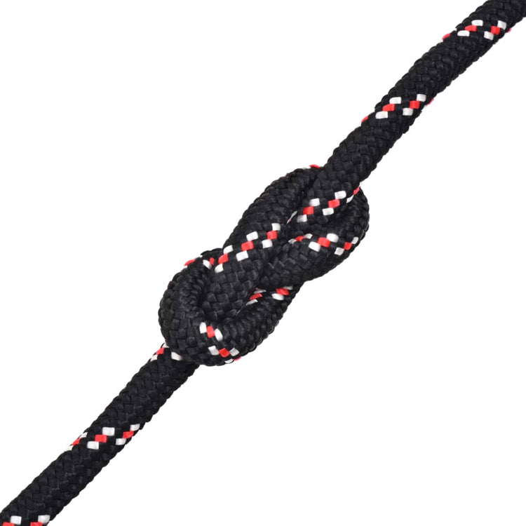 VIDAXL -Sturzseil 14 mm 250 m Polypropylenschwarz