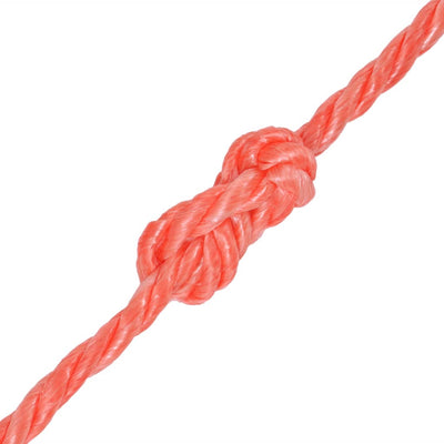 Vidaxl -Seil um 8 mm 500 m Polypropylenorange gedreht