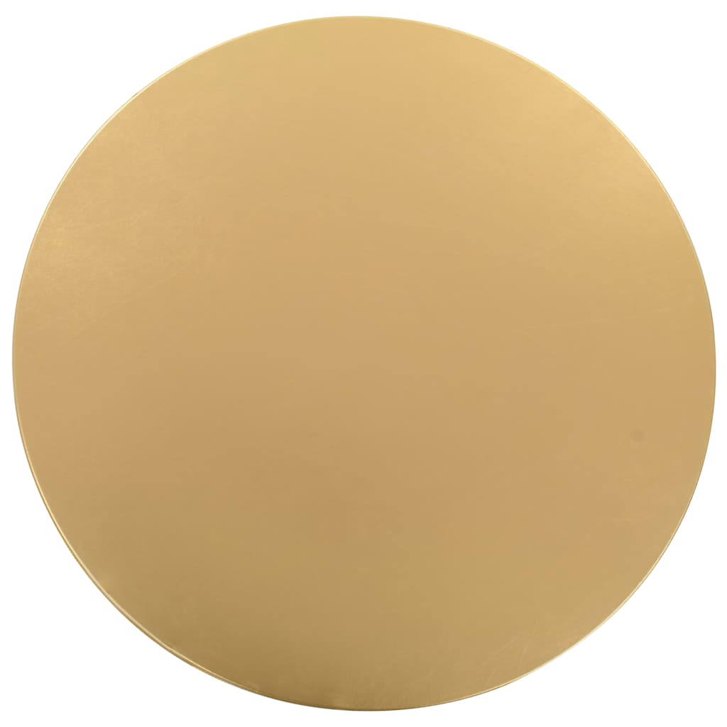 VIDAXL 2 ST TABELLE DRECKEN DEM 60 CM GOLD