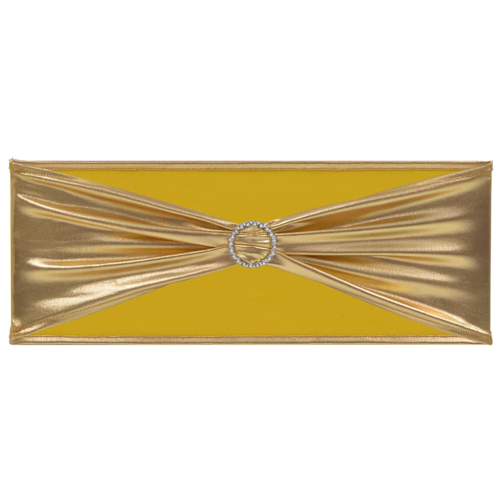 Vidaxl 25 St Stoellint mit Diamond -Stretchgold
