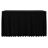 VIDAXL -Tabletten 2 ST mit Rockstrecke 120 x 60,5 x 74 cm schwarz