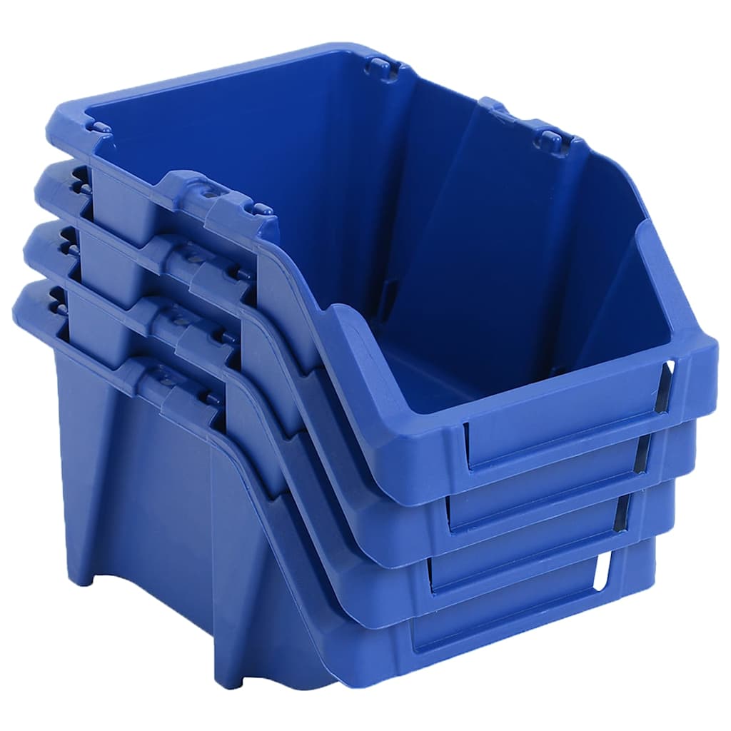 Vidaxx Sichtlagerkästen stapelbar 103x165x76 mm blau 250 Stk