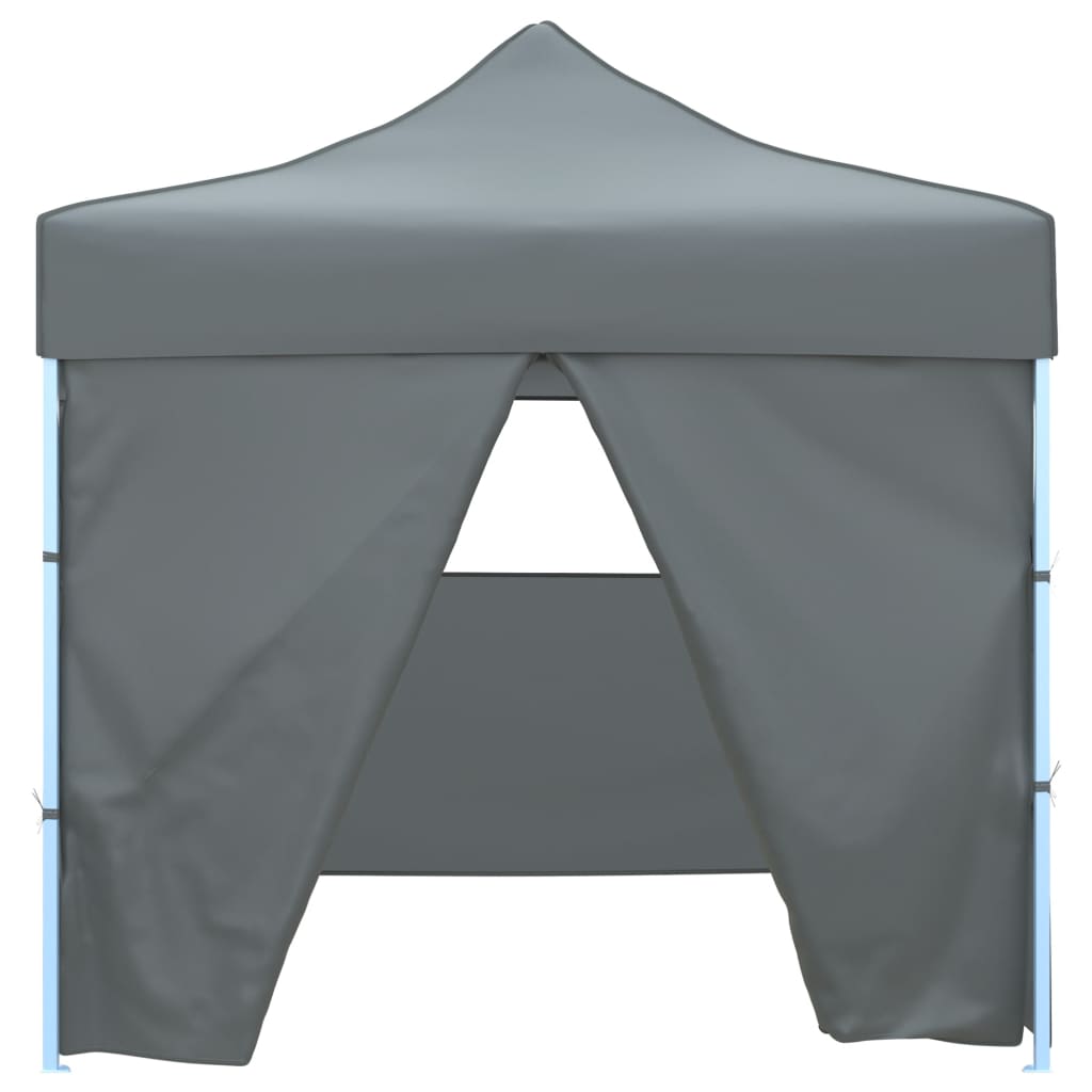 Vidaxl-Faltzelt-Popup mit 4 Seitenwänden 3x3 m Anthrazit