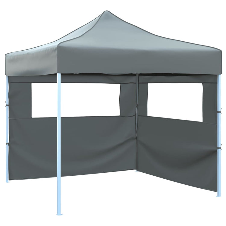 Vidaxl-Faltzelt-Popup mit 2 Seitenwänden 3x3 m Anthrazit