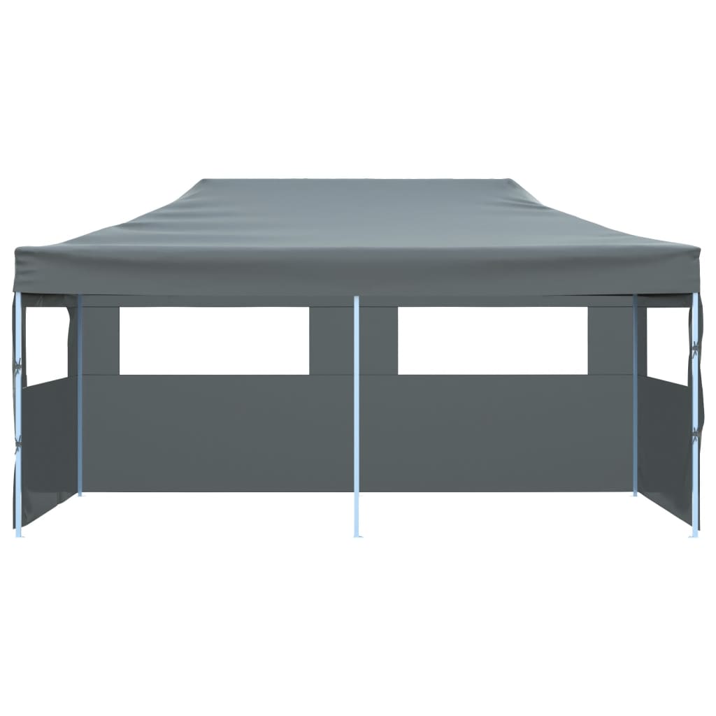 Vidaxl Partytent Pop-up faltbar mit Seitenwänden 3x6 m Anthrazit