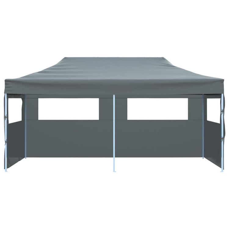 Vidaxl Partytent Pop-up faltbar mit Seitenwänden 3x6 m Anthrazit