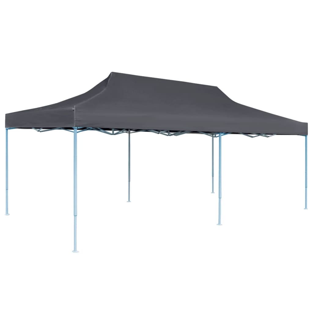 Vidaxl Partytent Pop-up faltbar mit Seitenwänden 3x6 m Anthrazit
