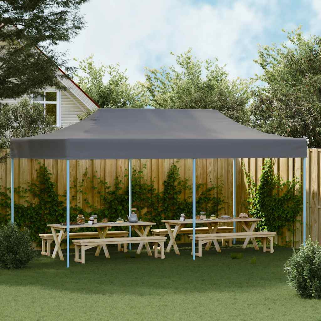 Vidaxl Partytent Pop-up faltbar 3x6 m Anthrazit