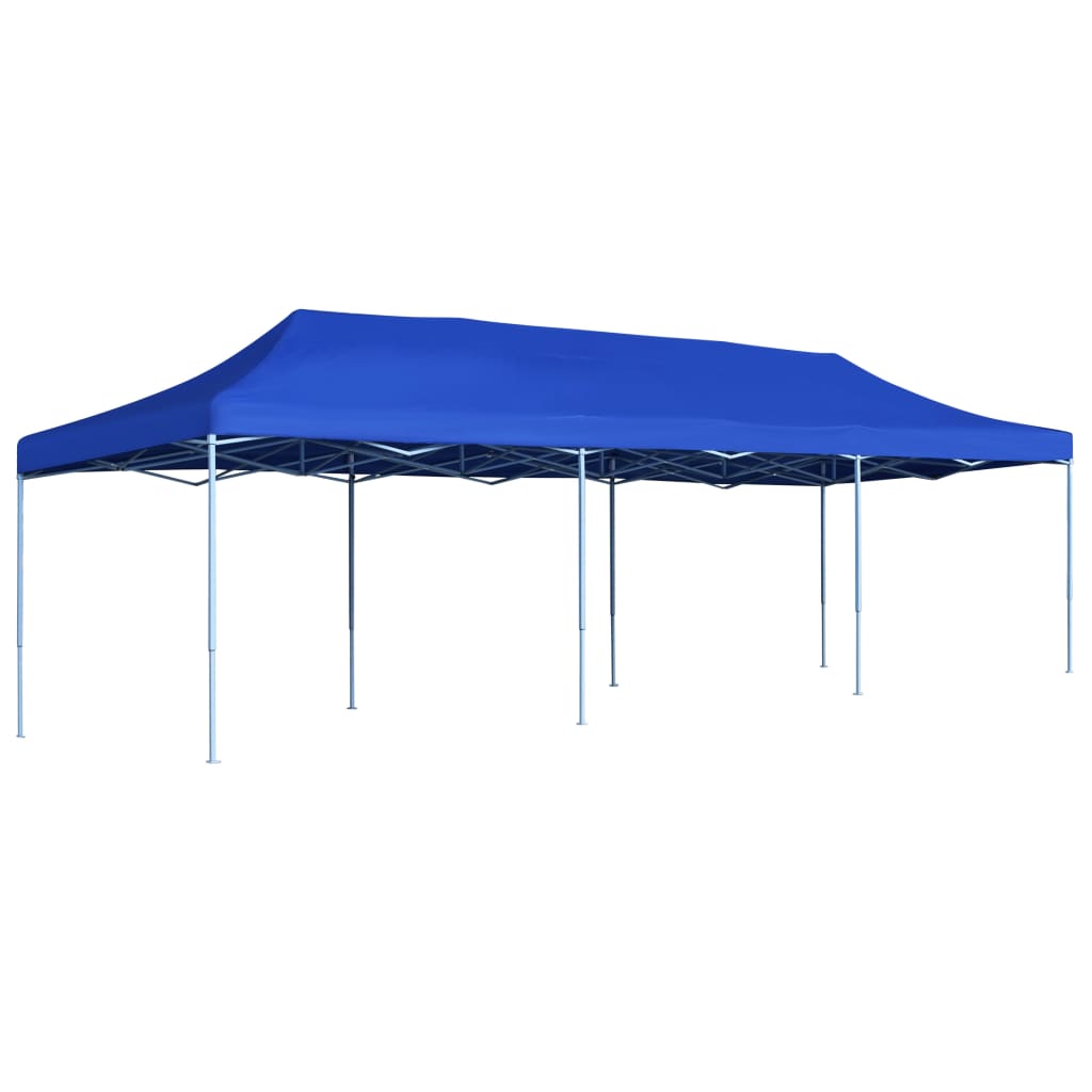 VIDAXL FALTING ZELT POP-up 3x9 m blau