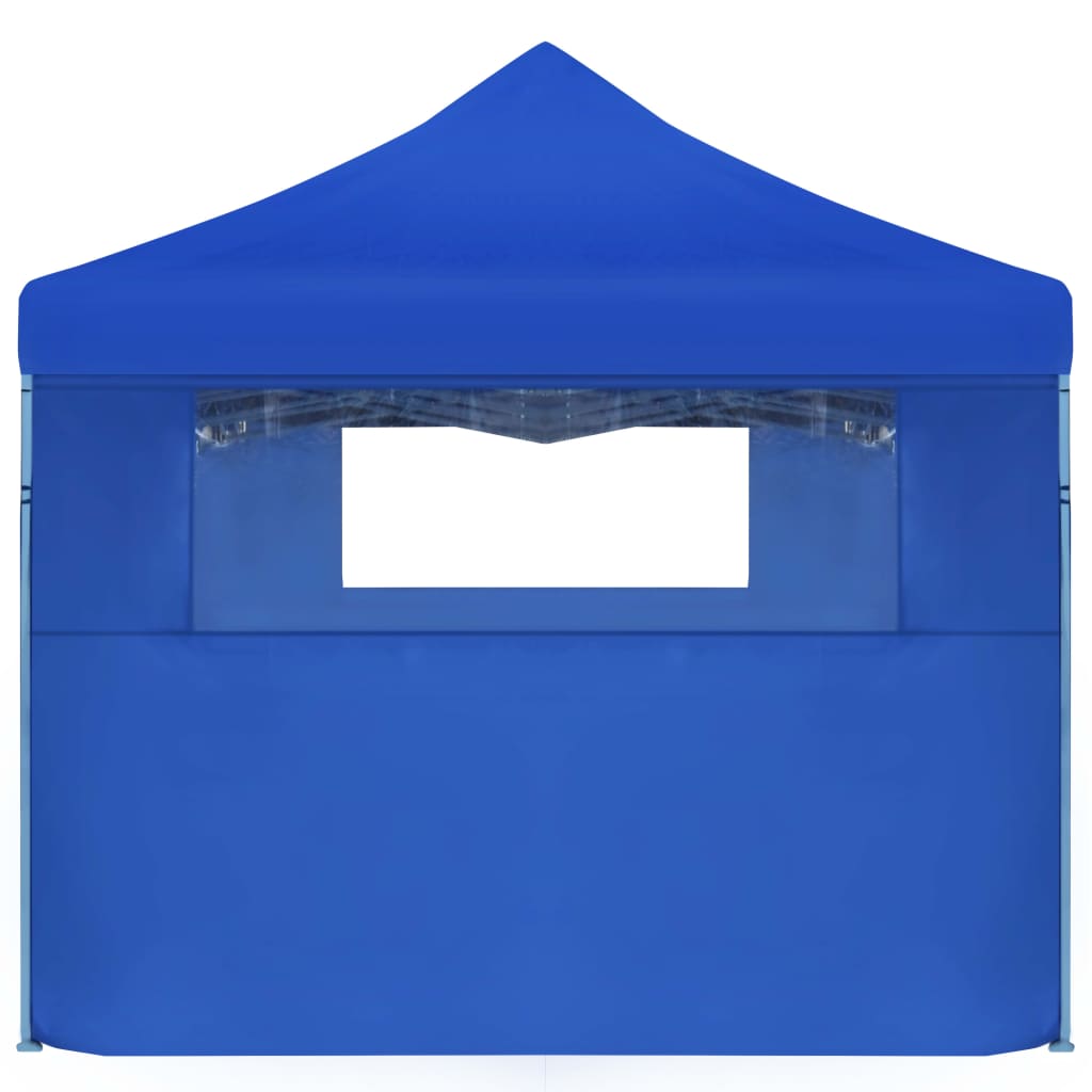 VIDAXL-Klappzelt Popup mit 5 Seitenwänden 3x9 m blau
