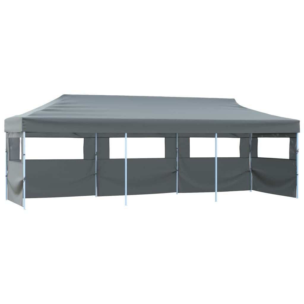 Vidaxl-Faltzelt-Popup mit 5 Seitenwänden 3x9 m Anthrazit