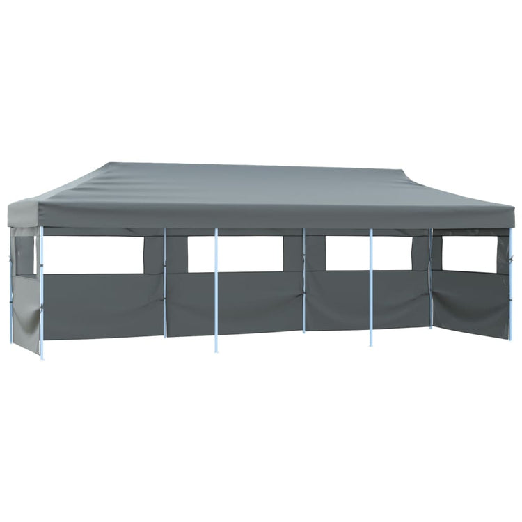 Vidaxl-Faltzelt-Popup mit 5 Seitenwänden 3x9 m Anthrazit