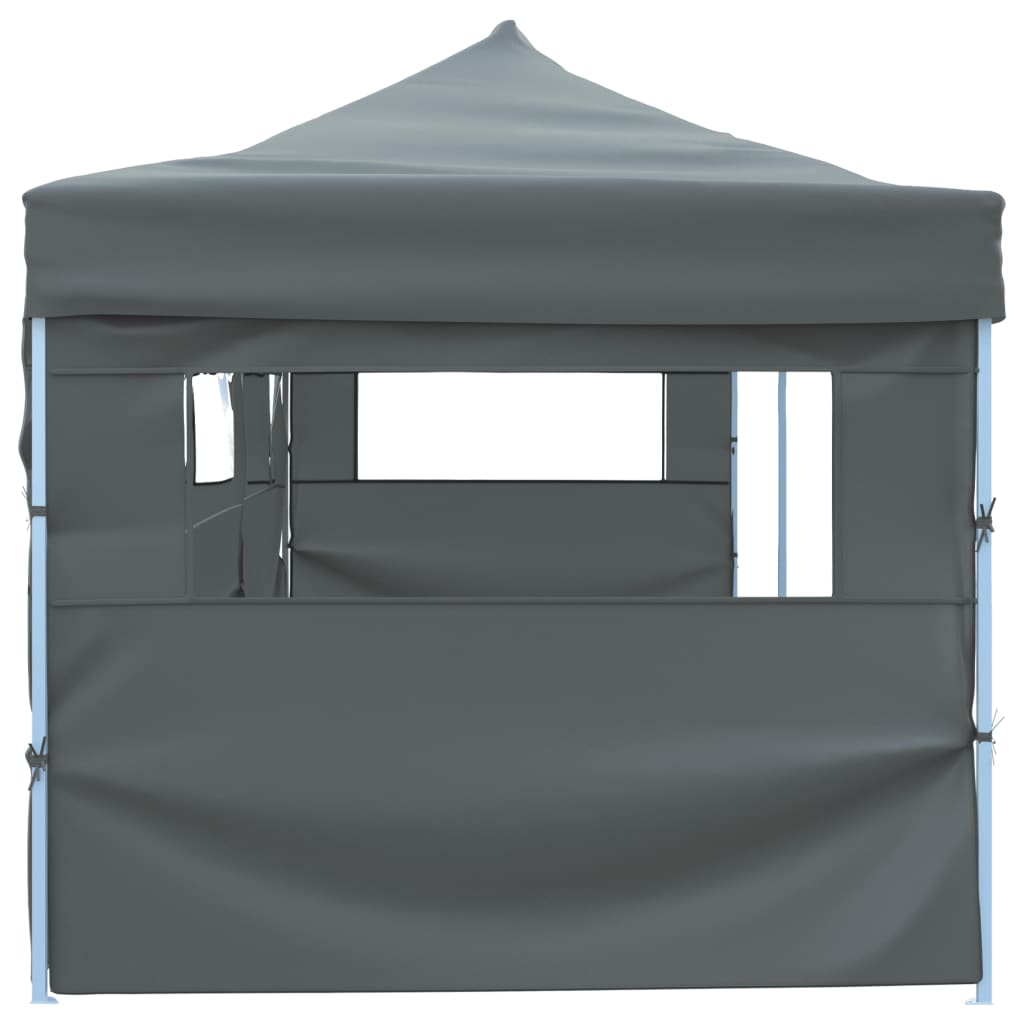 Vidaxl-Faltzelt-Popup mit 5 Seitenwänden 3x9 m Anthrazit