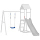 VIDAXL Swing -Sitze 2 ST mit Seilen 37x15 cm Polyethylenblau