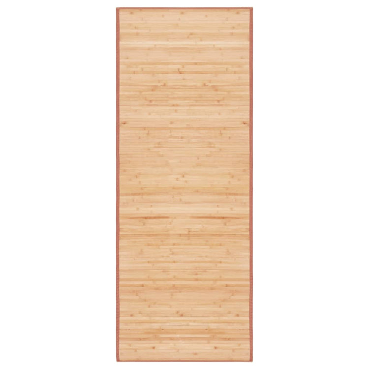 Vidaxl Teppich 80x200 cm Bambusbraun
