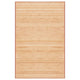 Vidaxl Teppich 100x160 cm Bambusbraun