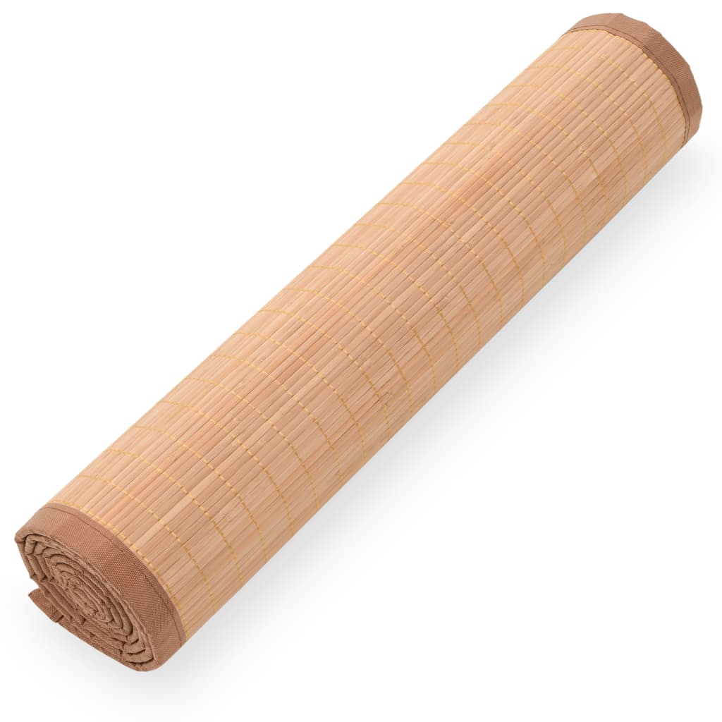 VidaXL Yogamatte 60x180 cm Bambusbraun