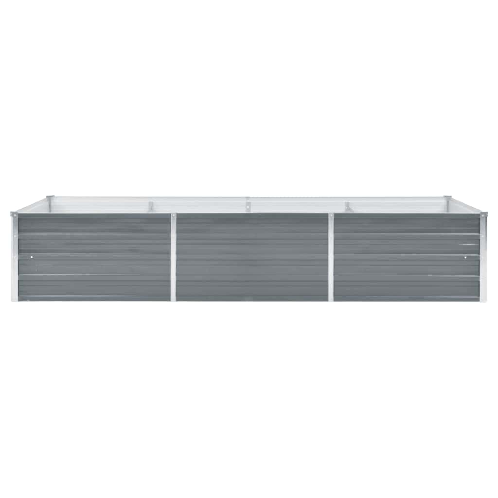 Vidaxl Pflanzer Einsatz 240x80x45 cm verzinkter Stahl grau