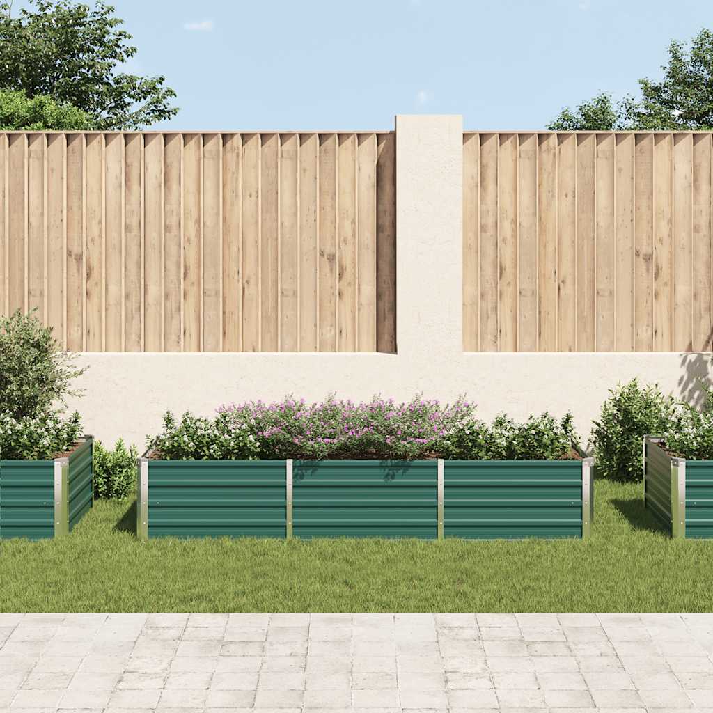 Vidaxl Pflanzer Einsatz 240x80x45 cm verzinktes Stahlgrün