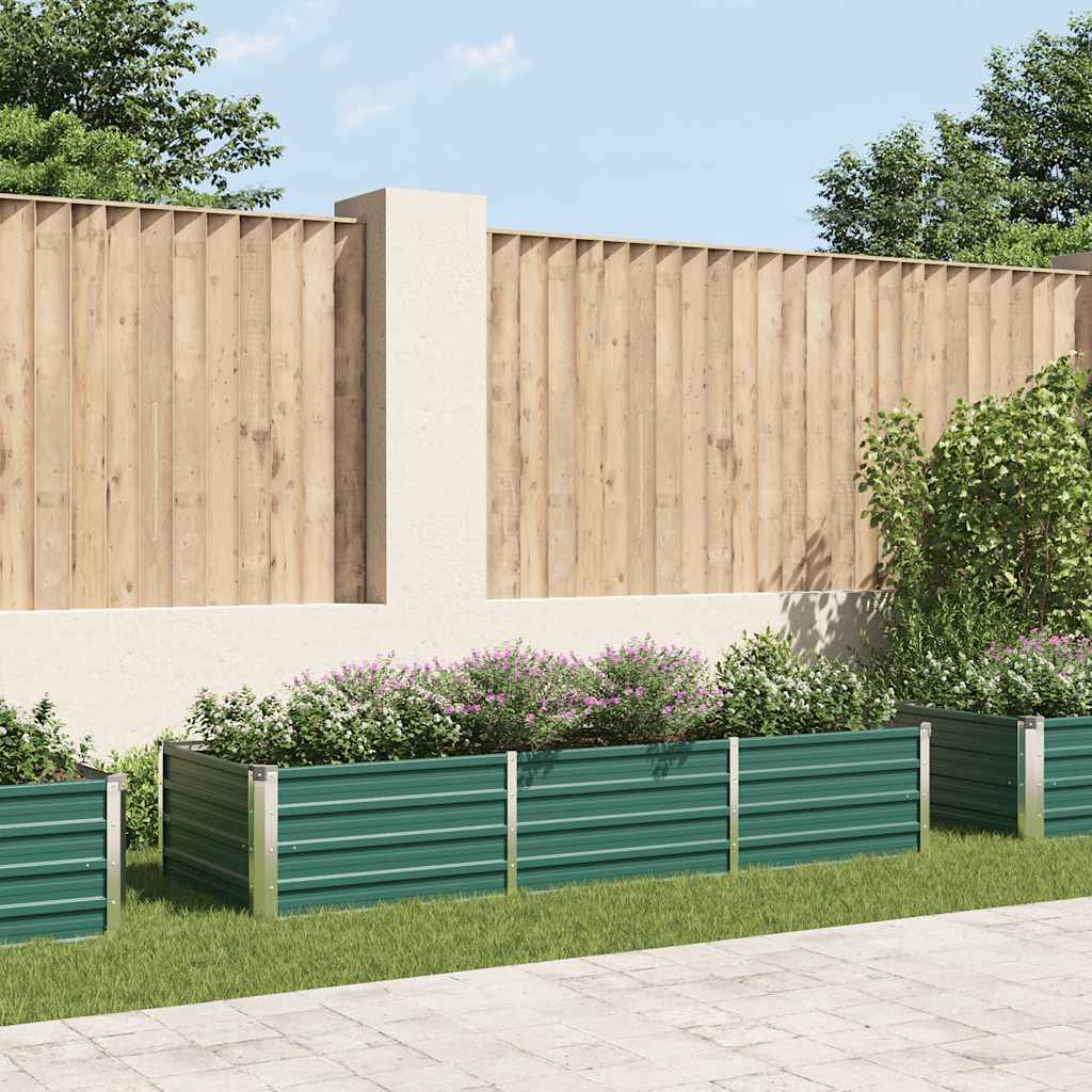 Vidaxl Pflanzer Einsatz 240x80x45 cm verzinktes Stahlgrün