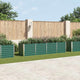 Vidaxl -Pflanzer eingefügt 320x80x77 cm verzinktes Stahlgrün