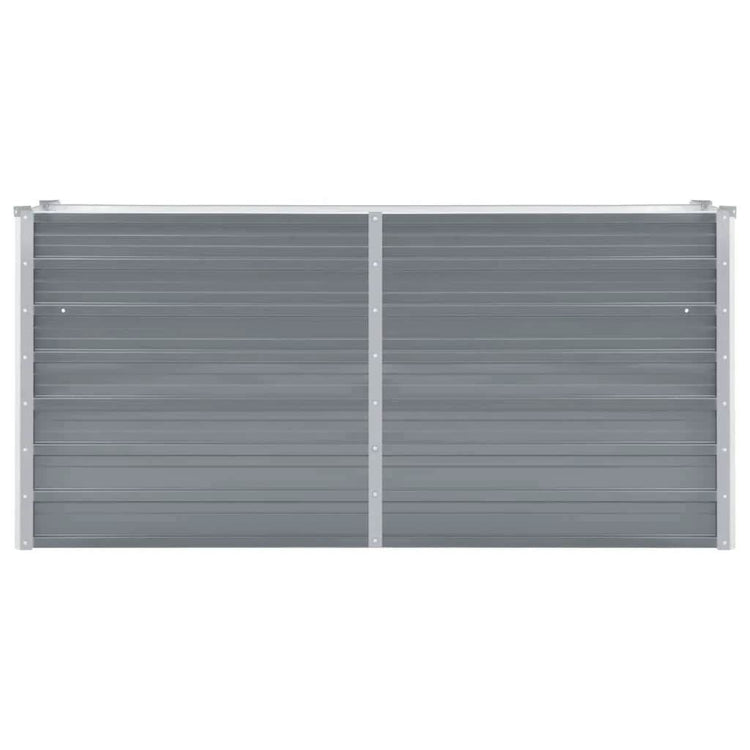 Vidaxl -Pflanzer erhöht 160 x 40 x 77 cm verzinkter Stahlgrau