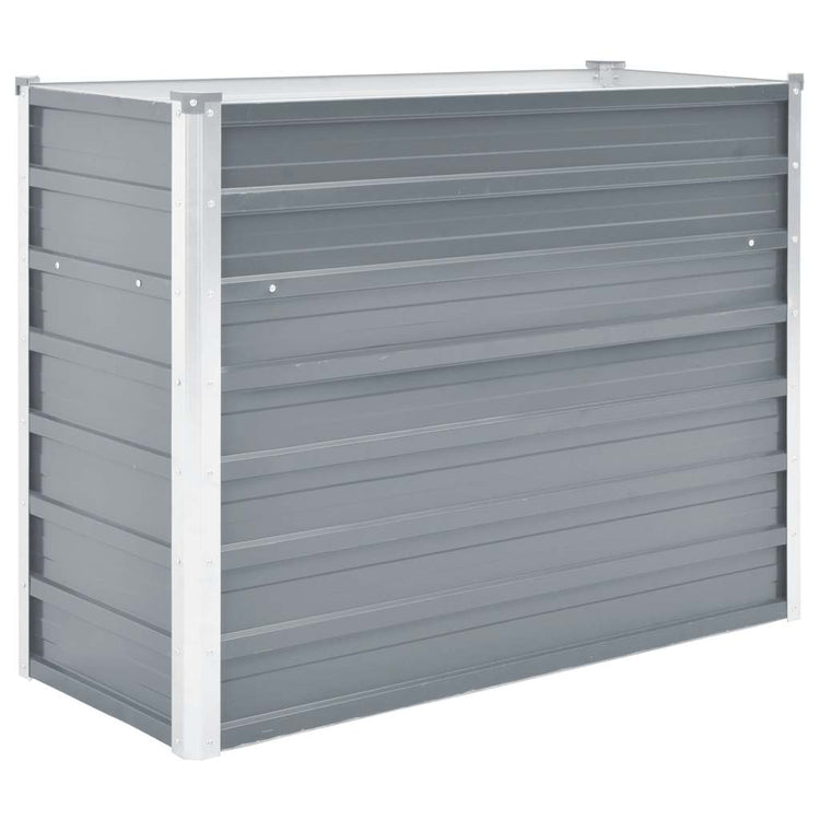VIDAXL -Pflanzer erhoben 100x40x77 cm verzinkter Stahlgrau