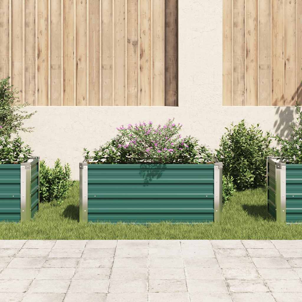 Vidaxl Pflanzer Einsatz 100x40x45 cm verzinktes Stahlgrün