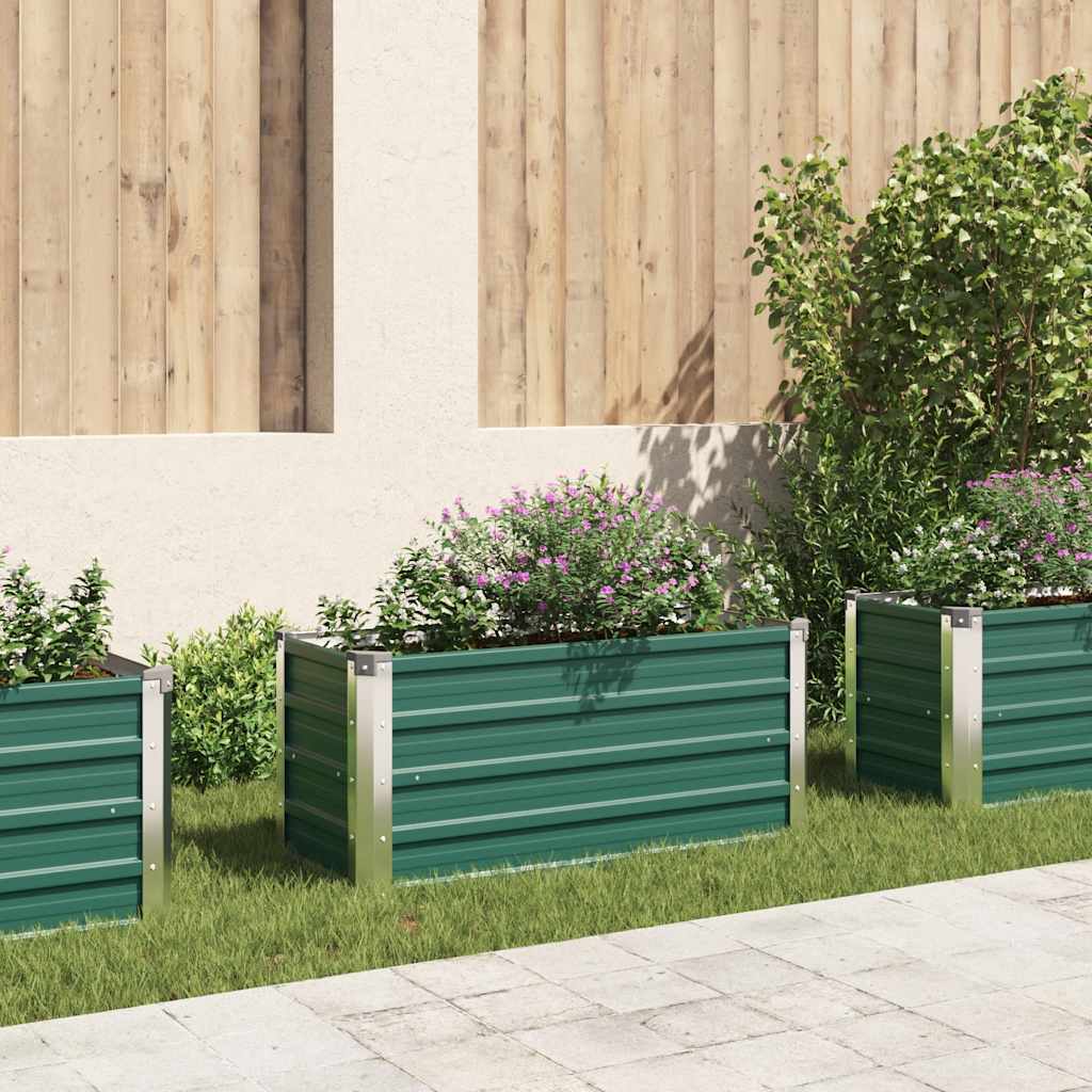 Vidaxl Pflanzer Einsatz 100x40x45 cm verzinktes Stahlgrün