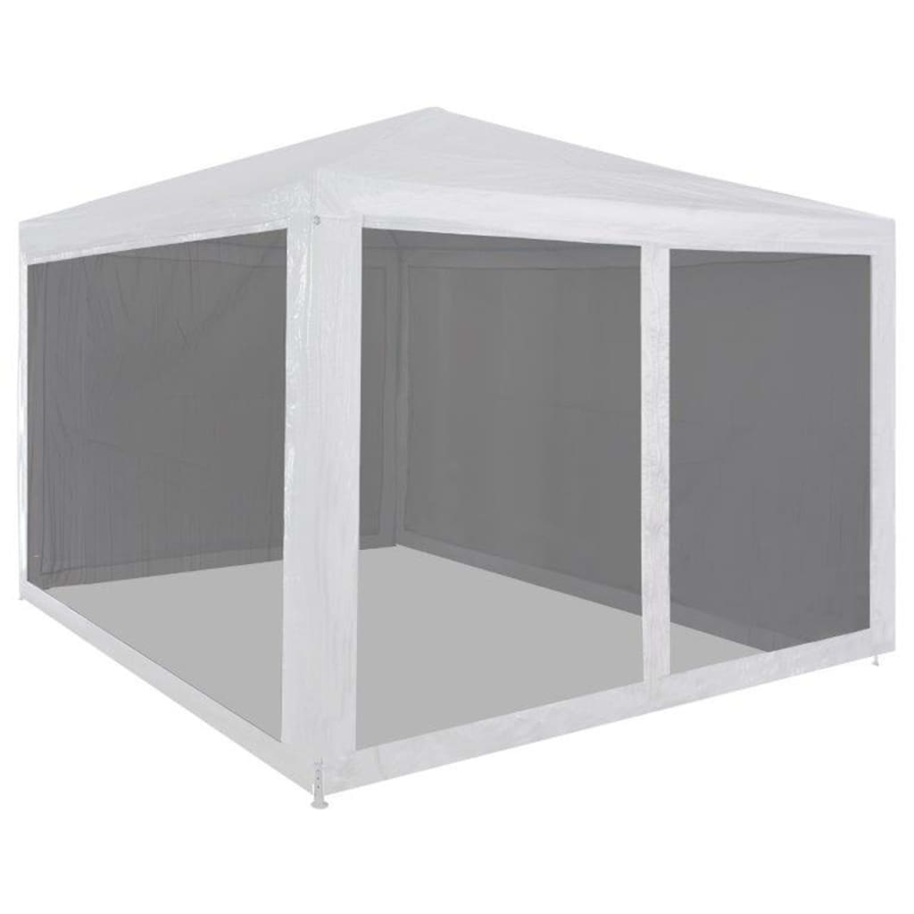 VIDAXL -Partyzelt mit 4 -Mesh -Seitenwänden 3x3 m