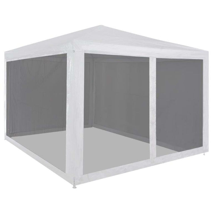 VIDAXL -Partyzelt mit 4 -Mesh -Seitenwänden 3x3 m