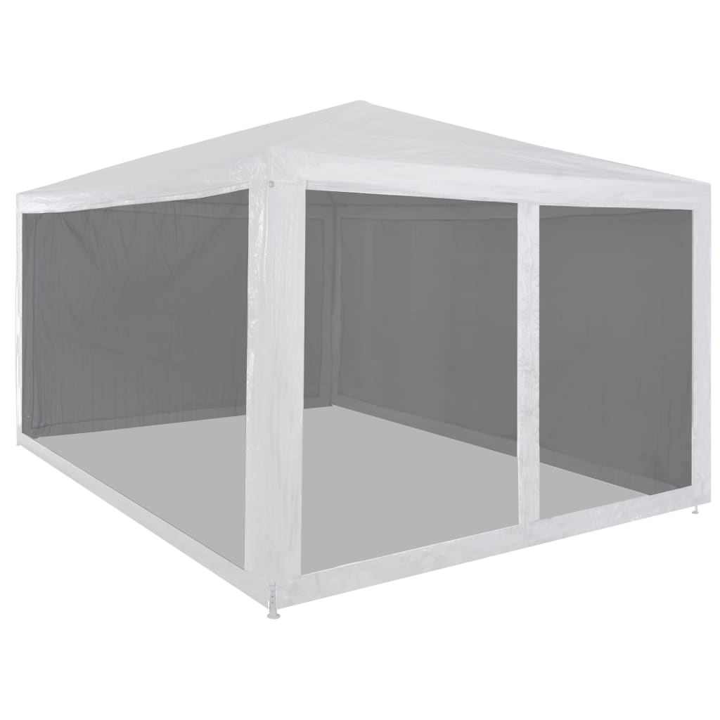 VIDAXL -Partyzelt mit 4 -Mesh -Seitenwänden 4x3 m