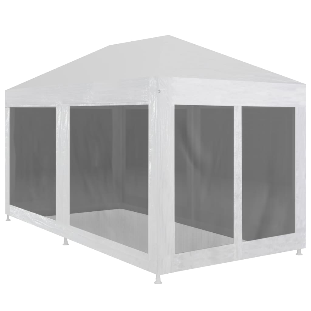VIDAXL -Partyzelt mit 6 -Mesh -Seitenwänden 6x3 m