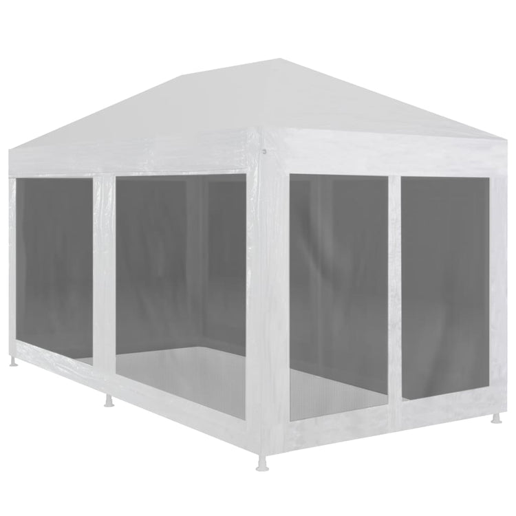 VIDAXL -Partyzelt mit 6 -Mesh -Seitenwänden 6x3 m