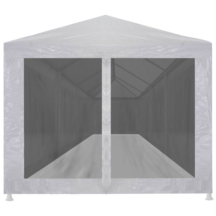 VIDAXL -Partyzelt mit 10 Mesh Seitenwänden 12x3 m