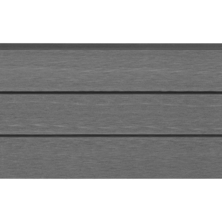 Vidaxl Ersatzzaunbrarten 9 Stcs 170 cm HKC Grau