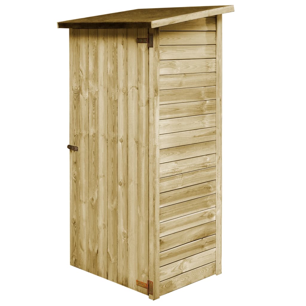 VIDAXL -Werkzeug Shed 88x76x175 cm imprägniertes Kiefernholz