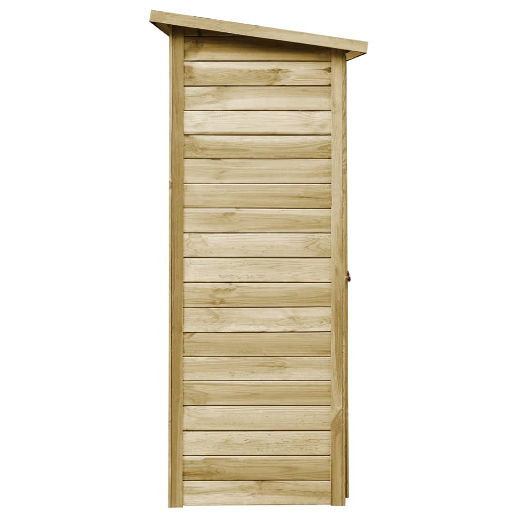 VIDAXL -Werkzeug Shed 88x76x175 cm imprägniertes Kiefernholz