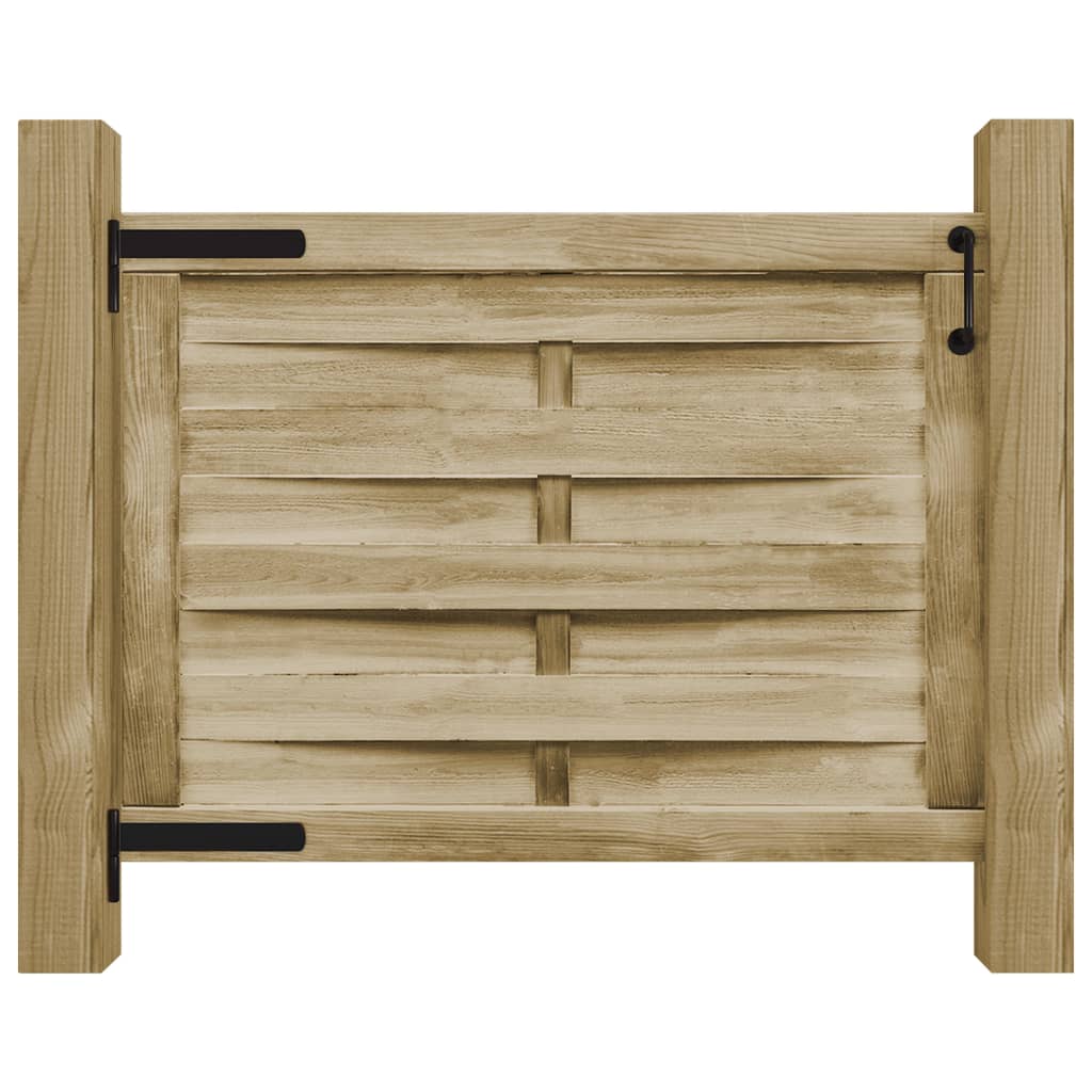 VIDAXL -Anschluss 100x75 cm grün imprägniertes Kiefernholz