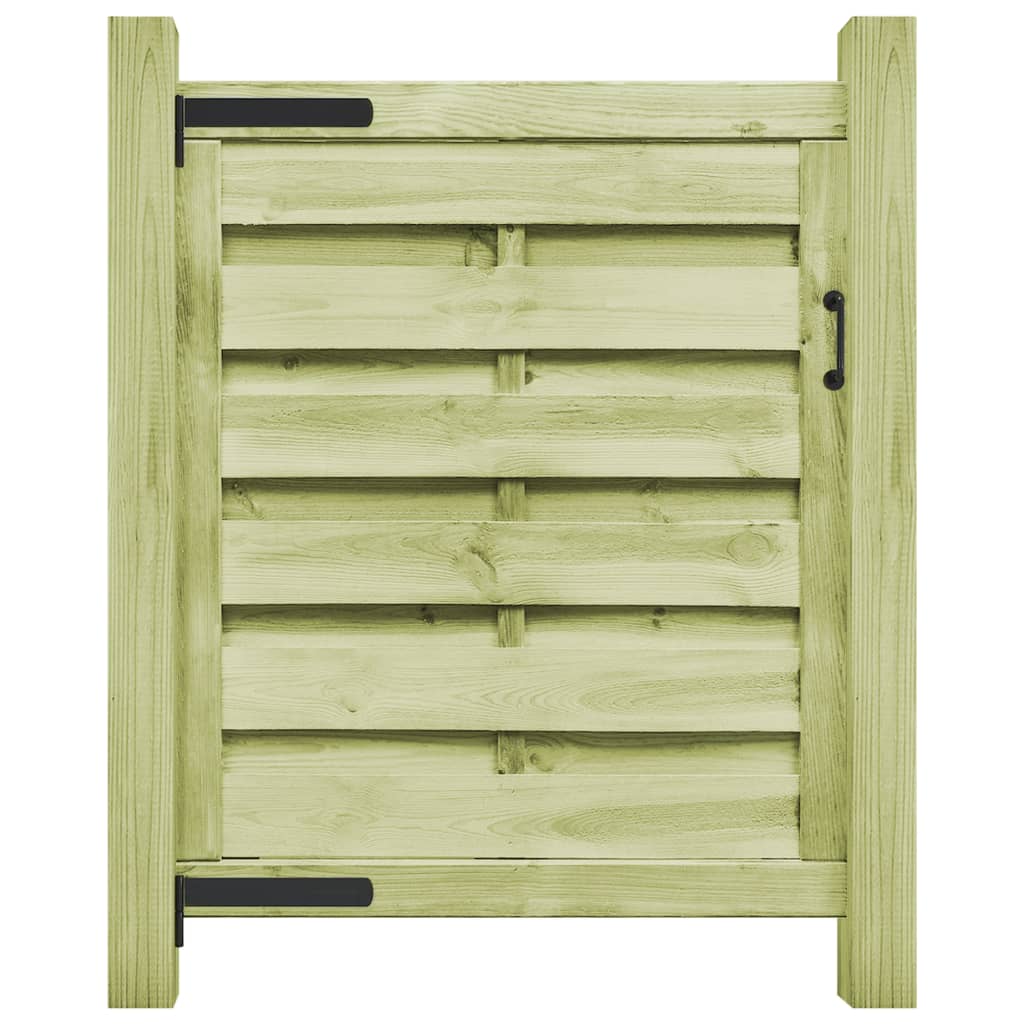 Vidaxl Poort 100x100 cm imprägniertes Kiefernholzgrün