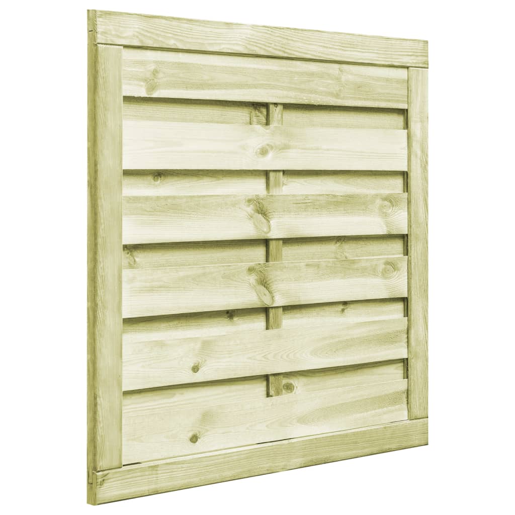 Vidaxl Poort 100x100 cm imprägniertes Kiefernholzgrün