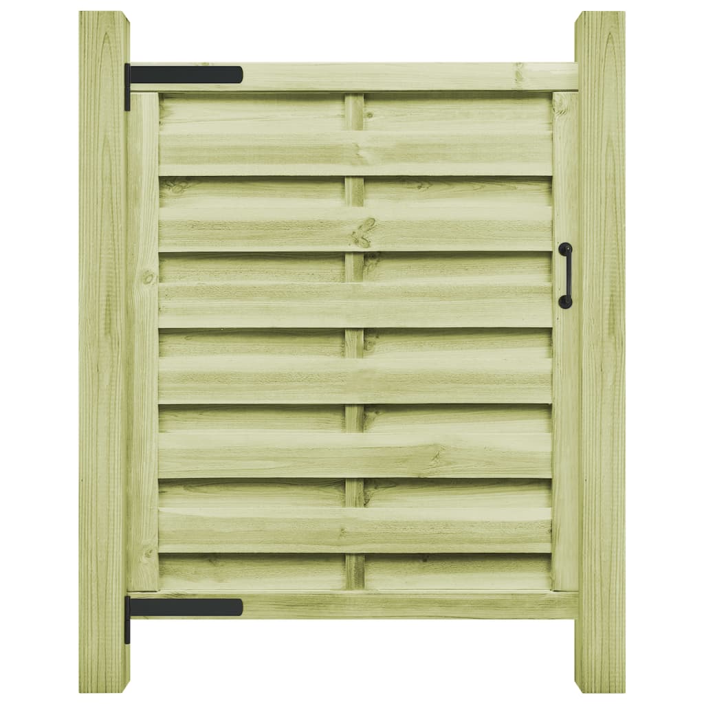 Vidaxl Poort 100x125 cm imprägniertes Kiefernholzgrün