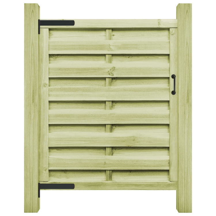 Vidaxl Poort 100x125 cm imprägniertes Kiefernholzgrün