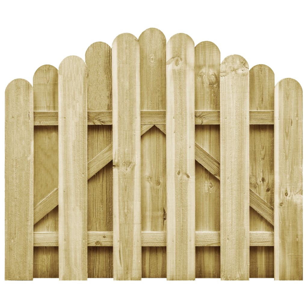 VIDAXL -Anschluss 100x75 cm grün imprägniertes Kiefernholz