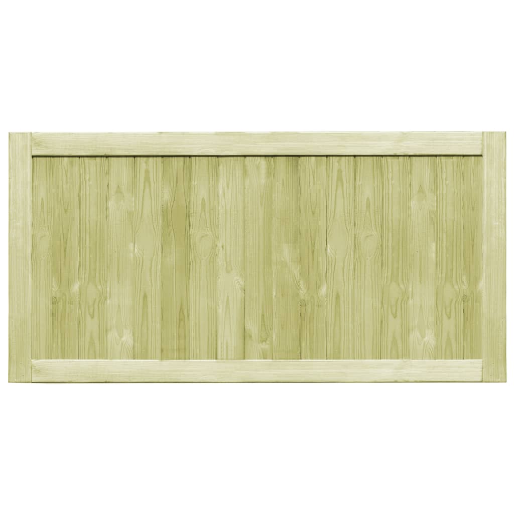 VIDAXL -Ports 2 PCs 300x75 cm imprägnierte Kiefer