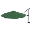 Vidaxl -Wandparasol mit Metallpol 300 cm Grün