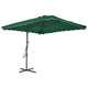 Vidaxl -Parasol mit Stahlpol 250x250 cm Grün