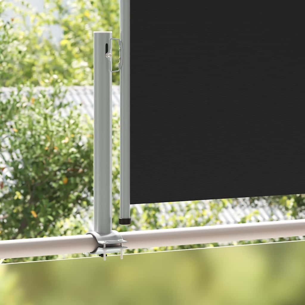 Vidaxl Garden Bildschirm ausziehbar 100x300 cm schwarz