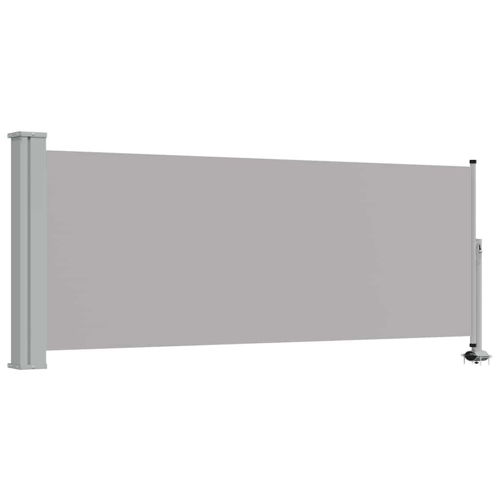 Vidaxl Gartenbildschirm ausziehbar 100x300 cm Grau