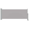 Vidaxl Gartenbildschirm ausziehbar 100x300 cm Grau